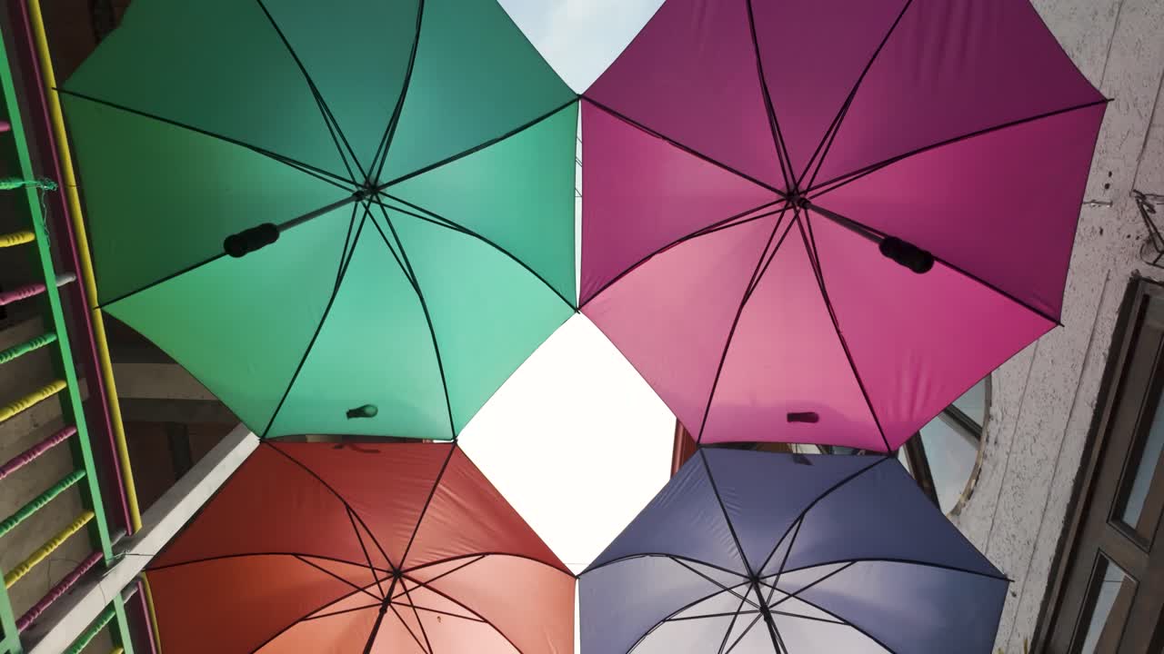 살렌토의 우산 하늘 위의 예술 - 관광 탐험