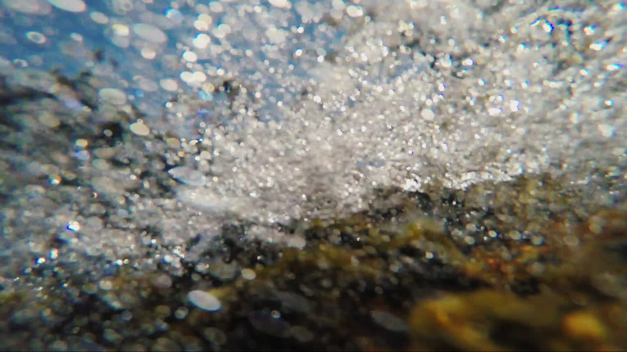 море во время приближающегося шторма подводный вид