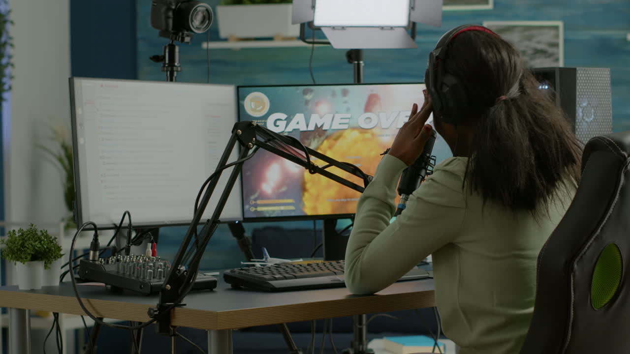 el streamer africano se arrepiente de haber perdido el torneo de juegos de disparos en vivo