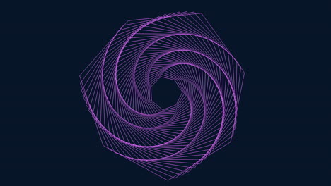 dynamic purple spiral swirling vortex of energy on black background