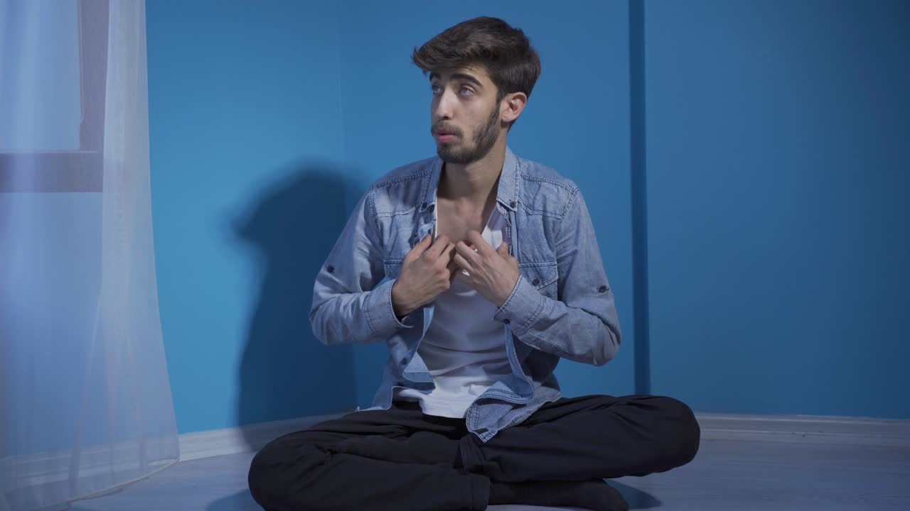 hombre auto-motivado. elevar la motivación.