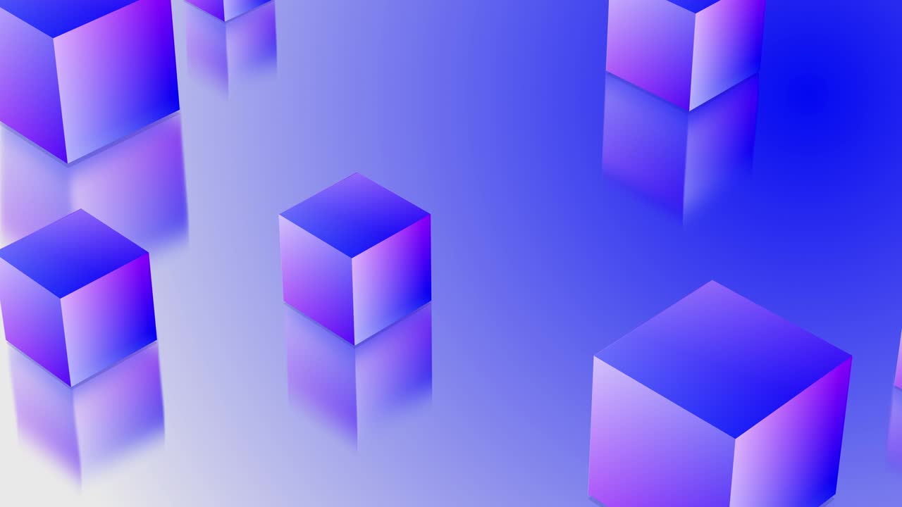 fondo de cubos en movimiento