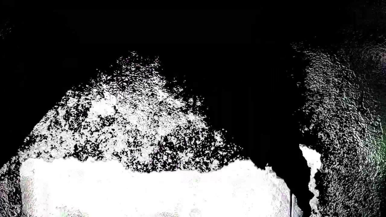 Abstrakte Glitch-Textur mit flackernden Hell-Dunkel-Übergängen