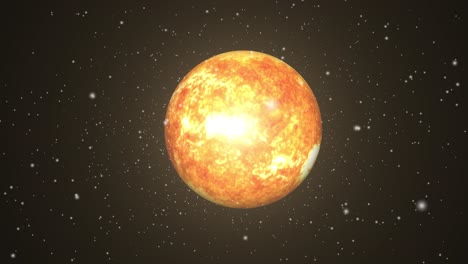 el sol que brilla en el universo