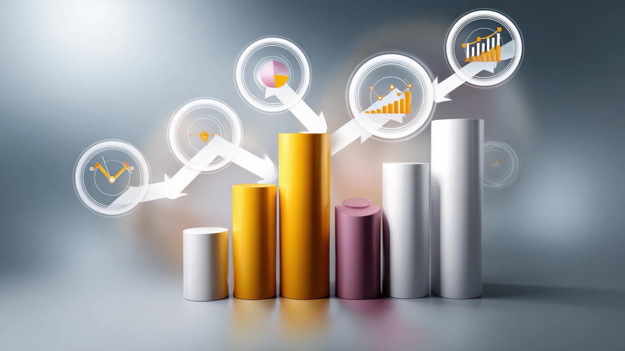 Modern Data Visualization: Analyzing Bar Charts and Graphs for Comprehensive Insights on Business Performance and Trends in a Digital Environment