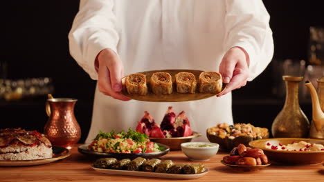 arabic dessert display