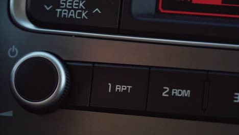 ajuste de la radio del coche