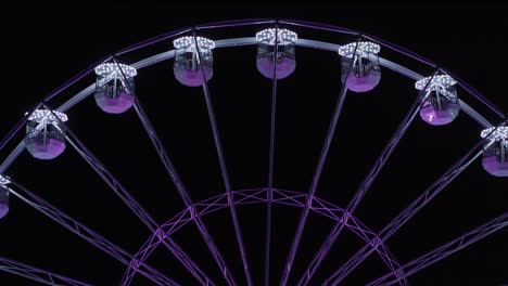 Beautiful-big-wheel-with-blue-color-in-Grande-Motte,-France