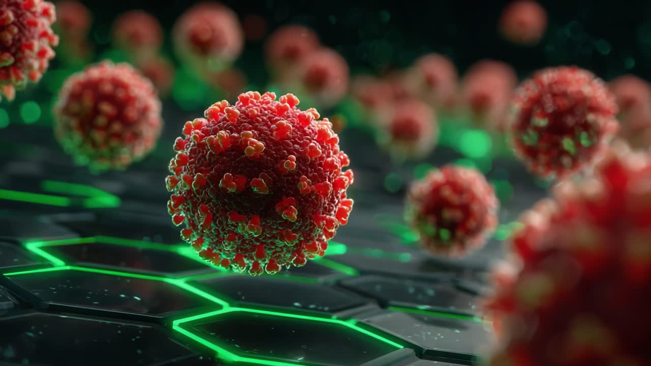 Microscopic Visualization of Viruses in a Cellular Environment: A Close-Up Look at the Dynamics of Viral Particles Interacting with Synthetic Surfaces