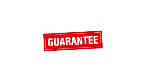 customer satisfaction guaranteed red badge and banner. motion graphics.