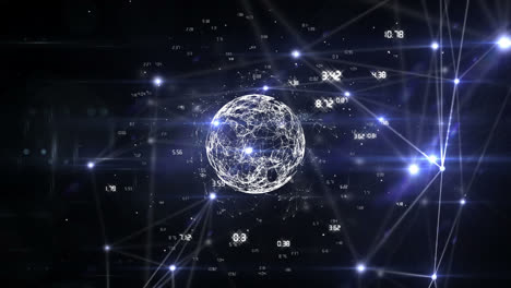 conexiones de datos en todo el mundo digital