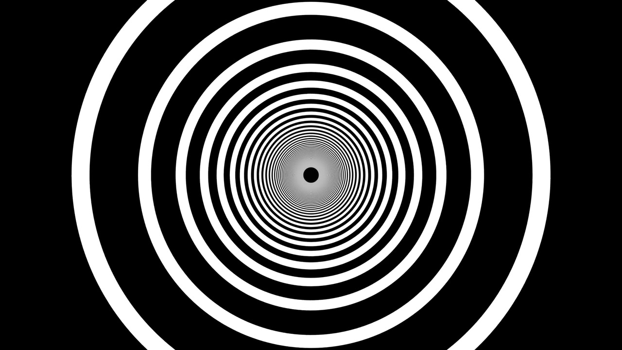 Animace abstraktního tunelu ve smyčce