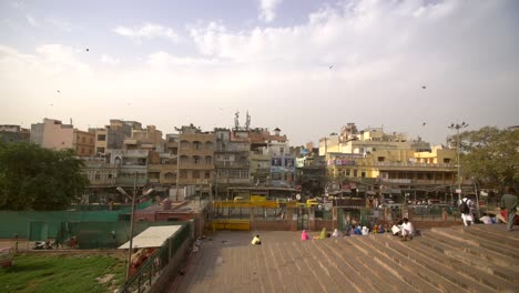 central delhi at sunrise