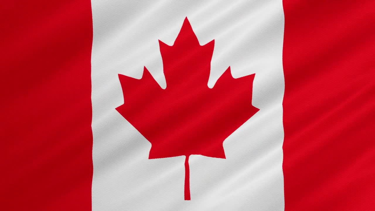 bandera de canadá ondeando fondo