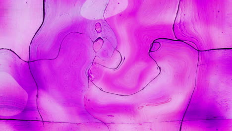 animación digital del efecto de textura líquida que fluye sobre un fondo púrpura