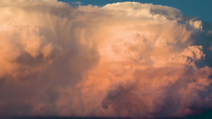 Natural cloud movement seamless looping background for relaxation