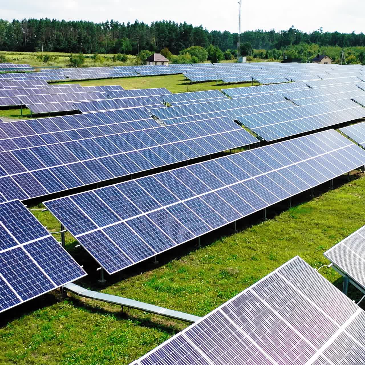 Photovoltaic plant field