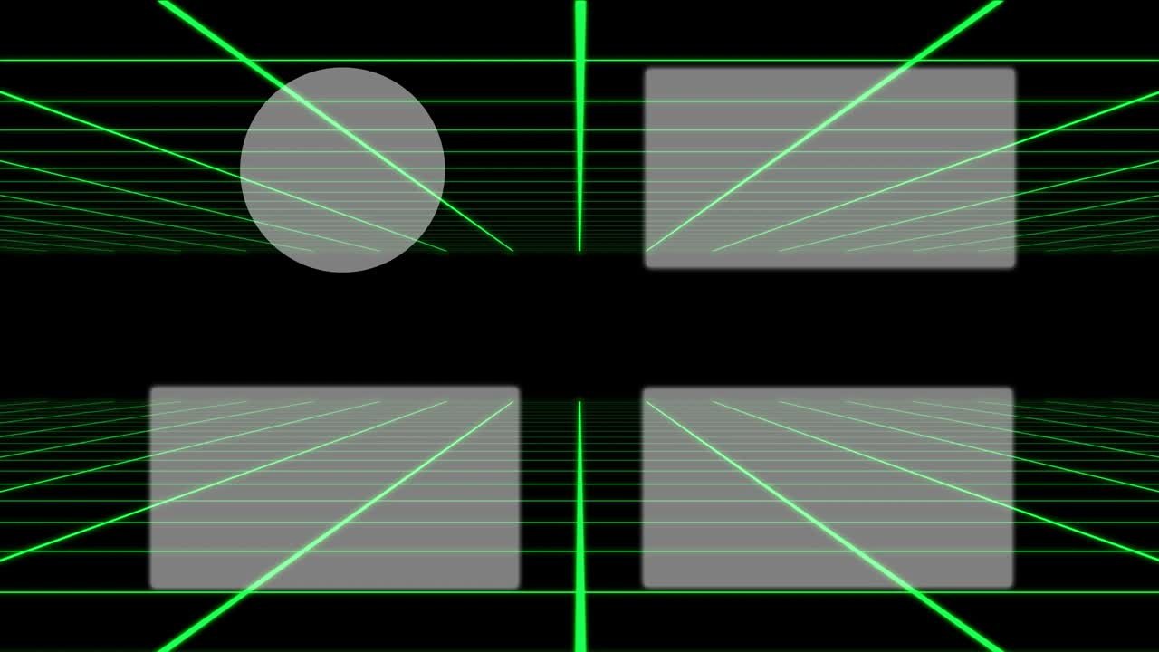 movimiento de la cuadrícula card end ending screen motion graphics