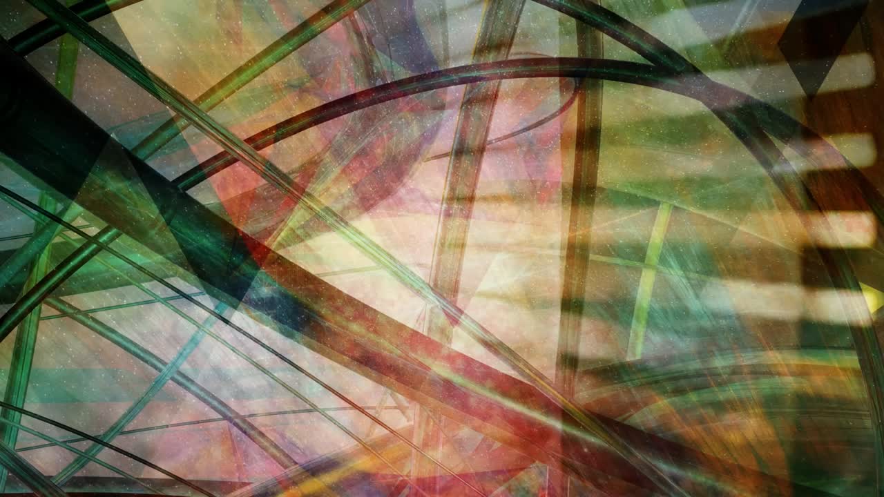 cables de datos digitales pulsando sobre cables que crecen y se encogen - animación de fondo de movimiento de bucle sin costuras de 4k