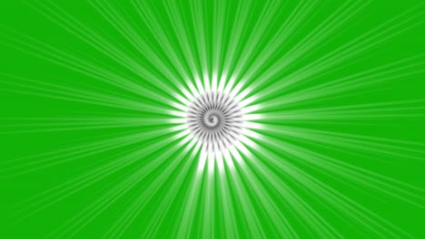 glowing light rays motion graphics with green screen background