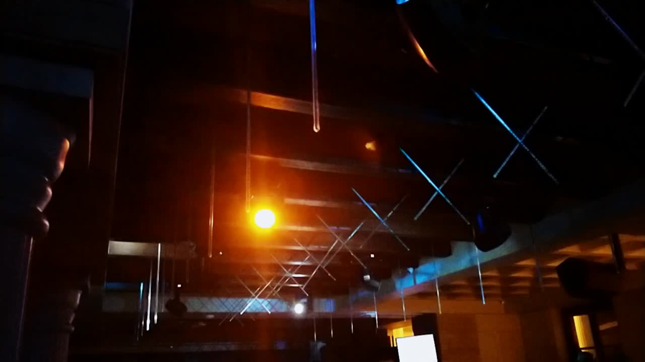 Disco Pub Lights people dancing and lights blinking