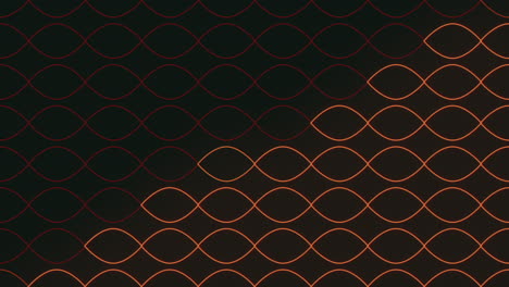 Neon-red-geometric-waves-pattern-with-pulse-effect