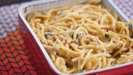 baked creamy spaghetti