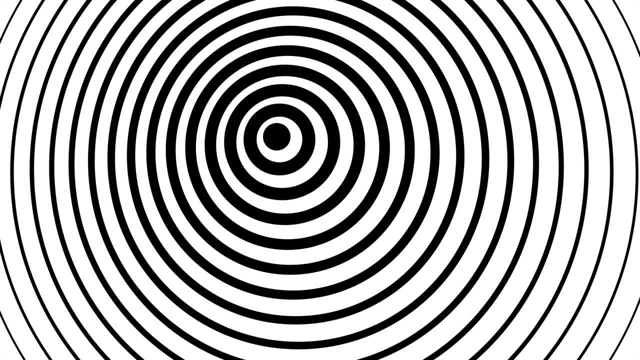 Animazione ipnotica in loop di arte astratta.