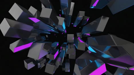 cubos 3d abstractos