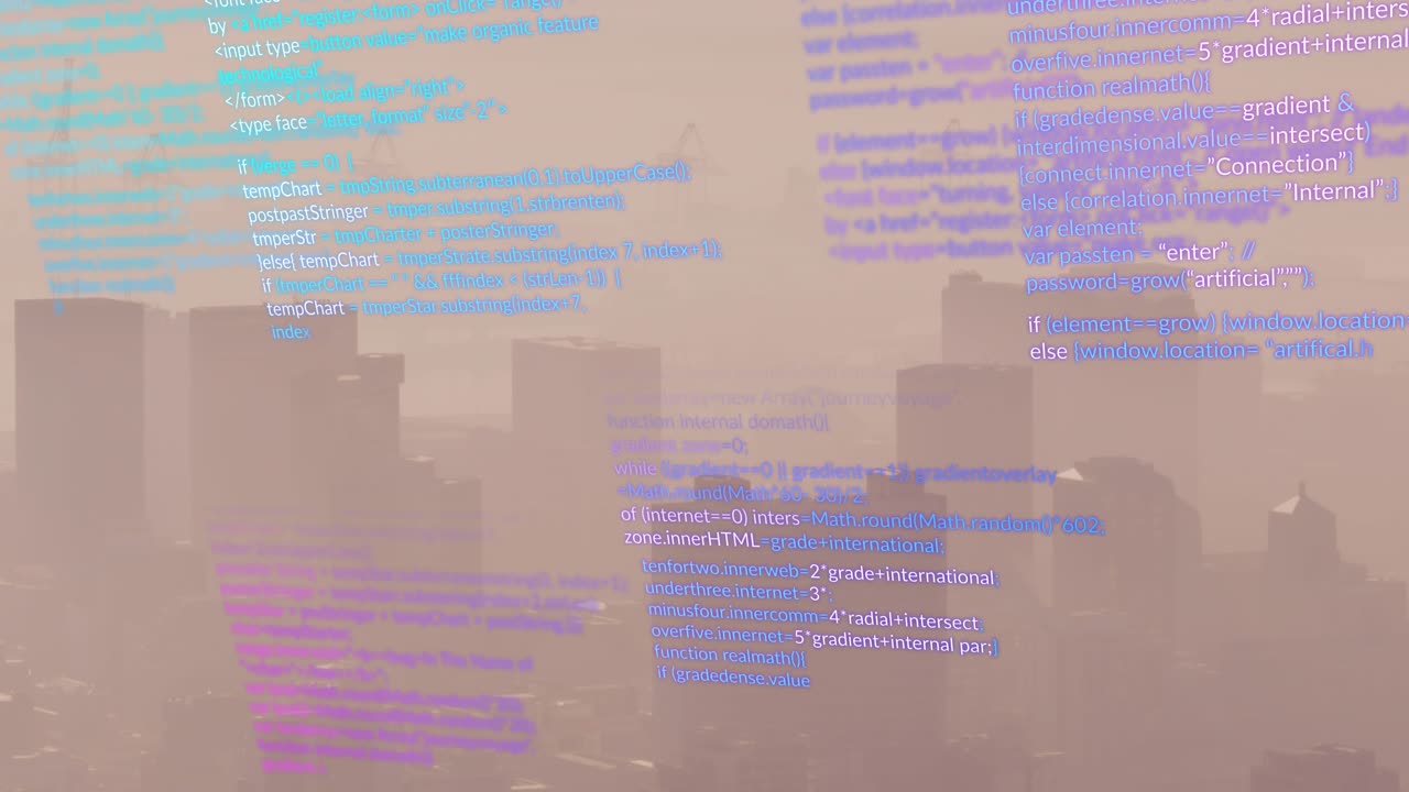 Animation of data processing over american dollar banknote