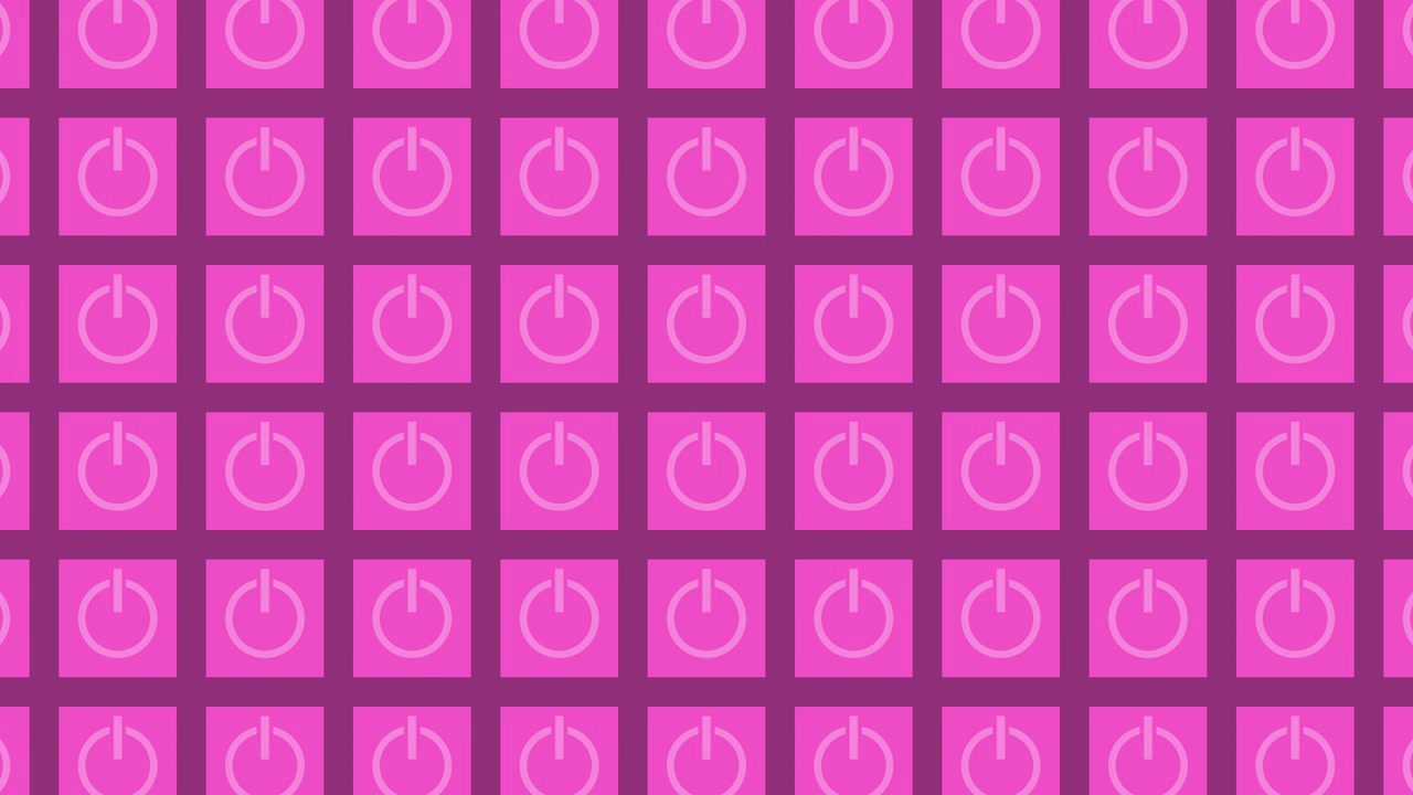 Motivo a griglia di pulsanti di accensione rosa