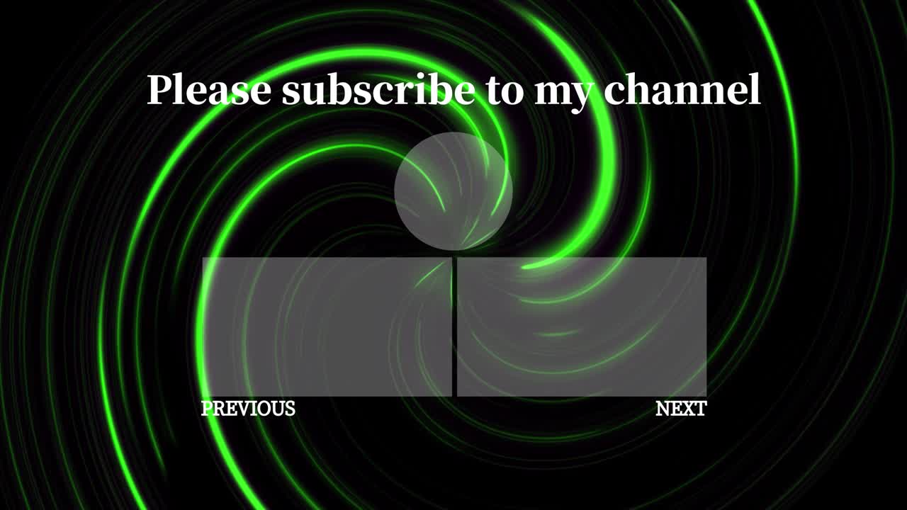 보르텍스 네온 엔드 카드 엔딩 스크린 모션