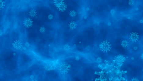 abstract motion graphics -  viruses (loop)