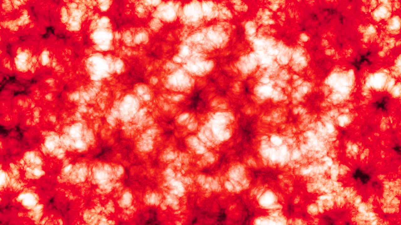 추상적인 빨간색과 색 패턴