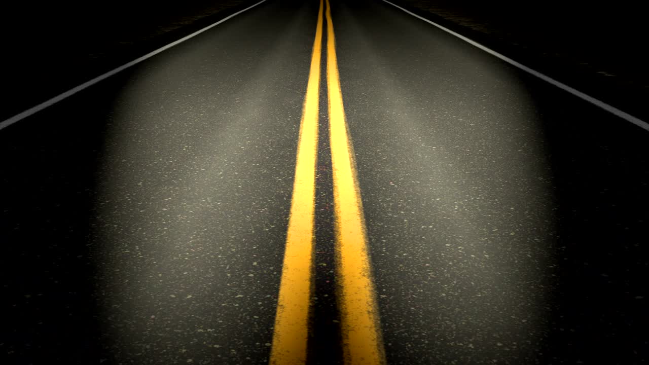 훌륭한 야간 도로 루프