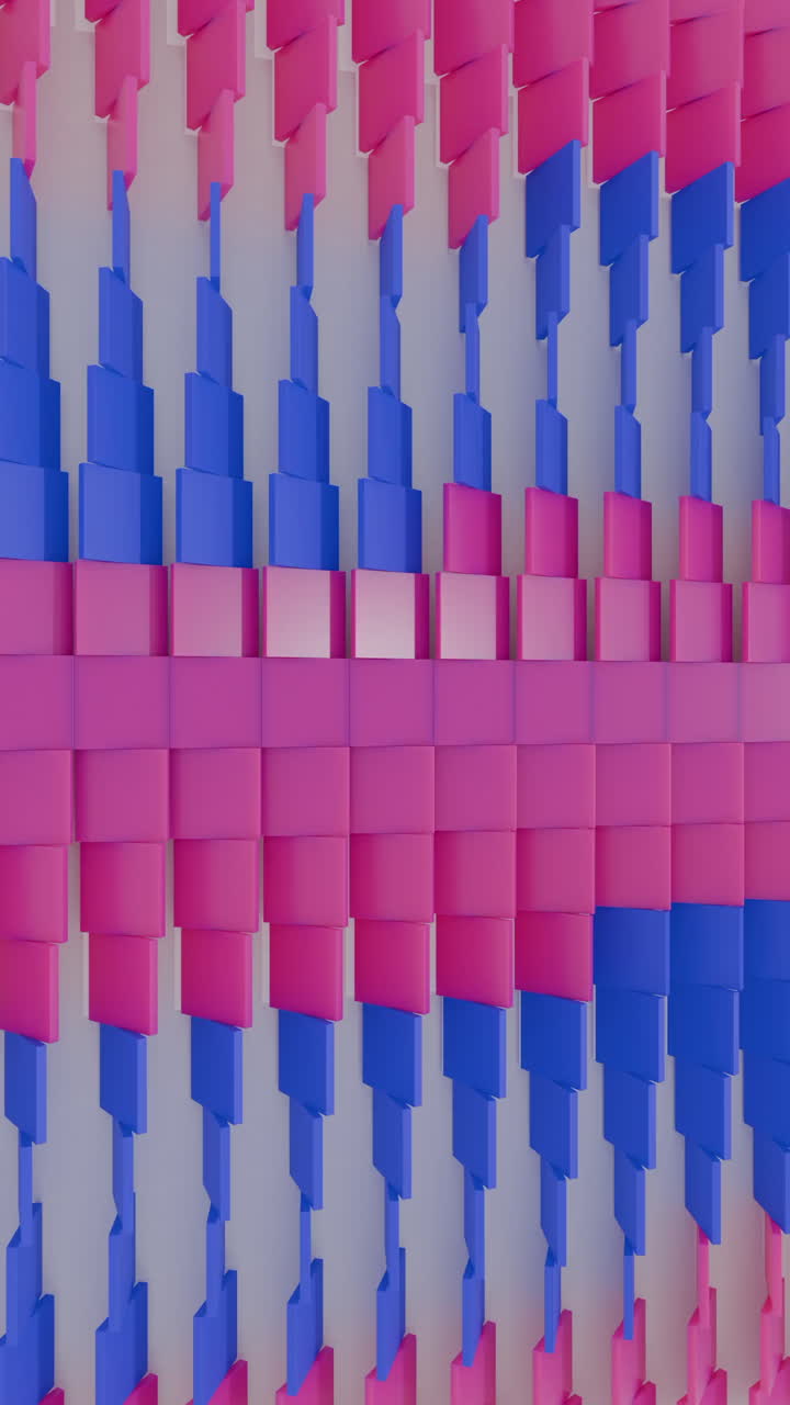 Abstract Geometric Pattern in 3D Rendering