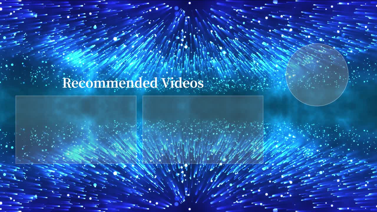 fantástico final de la luz tarjeta final de la pantalla gráficos de movimiento