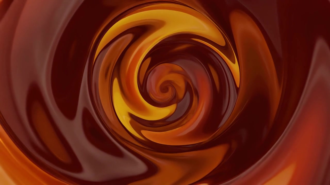 Textura de chocolate líquido y caramelo arremolinado
