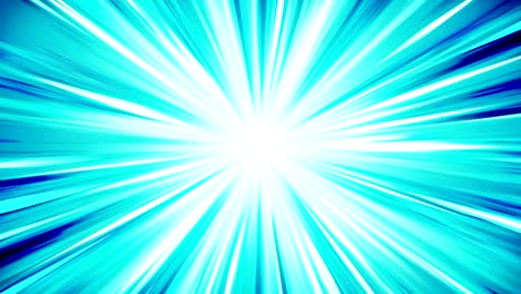 starburst rays in space. cartoon beam loop animation. future technology concept background. explosion star with lines.