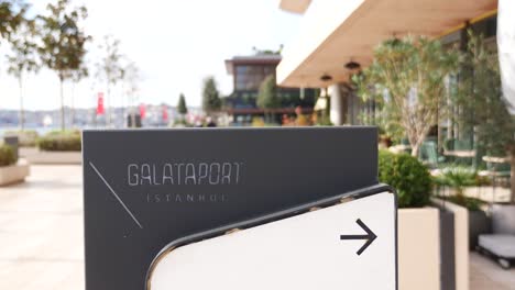 galataport istanbul sign