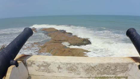 fire stone guns in the slave trade castle