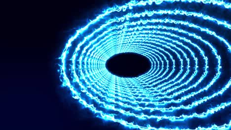 3d circle tunnel animation motion graphics
