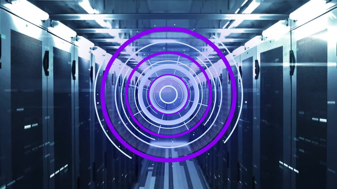 Animation of scope and data processing over computer servers