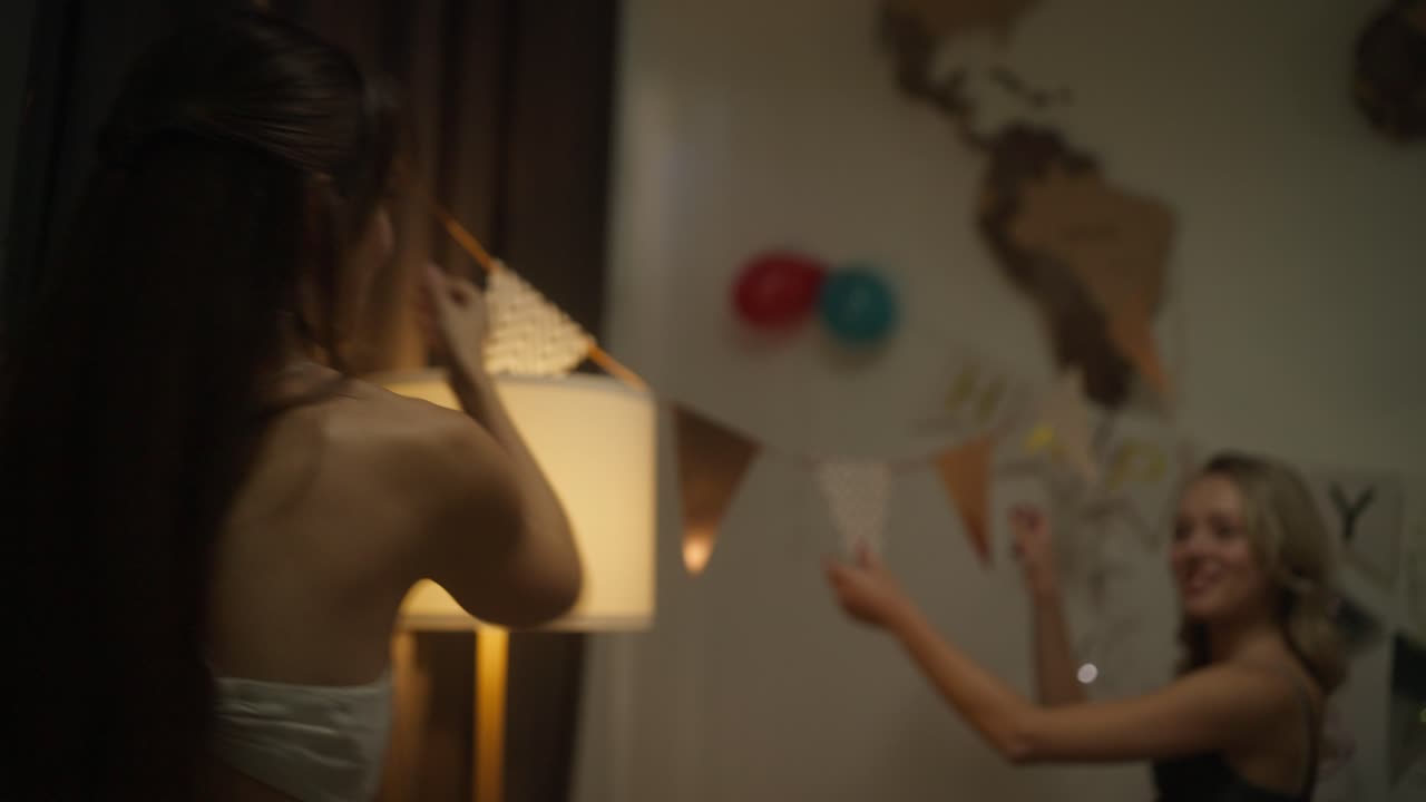 celebrando el cumpleaños en casa