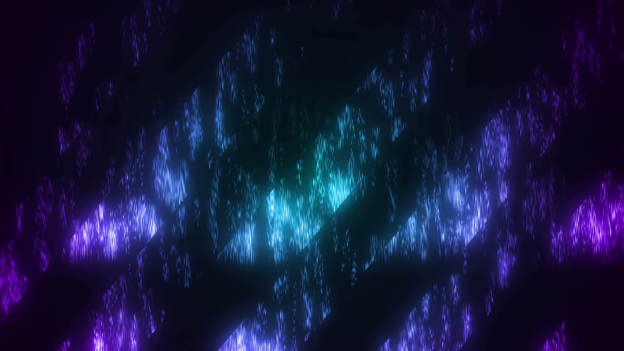 bucle de fondo de partículas brillantes abstractas