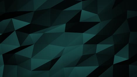 las ondas de polígonos bucle sin costuras movimiento lento animación de ondas poligonales.