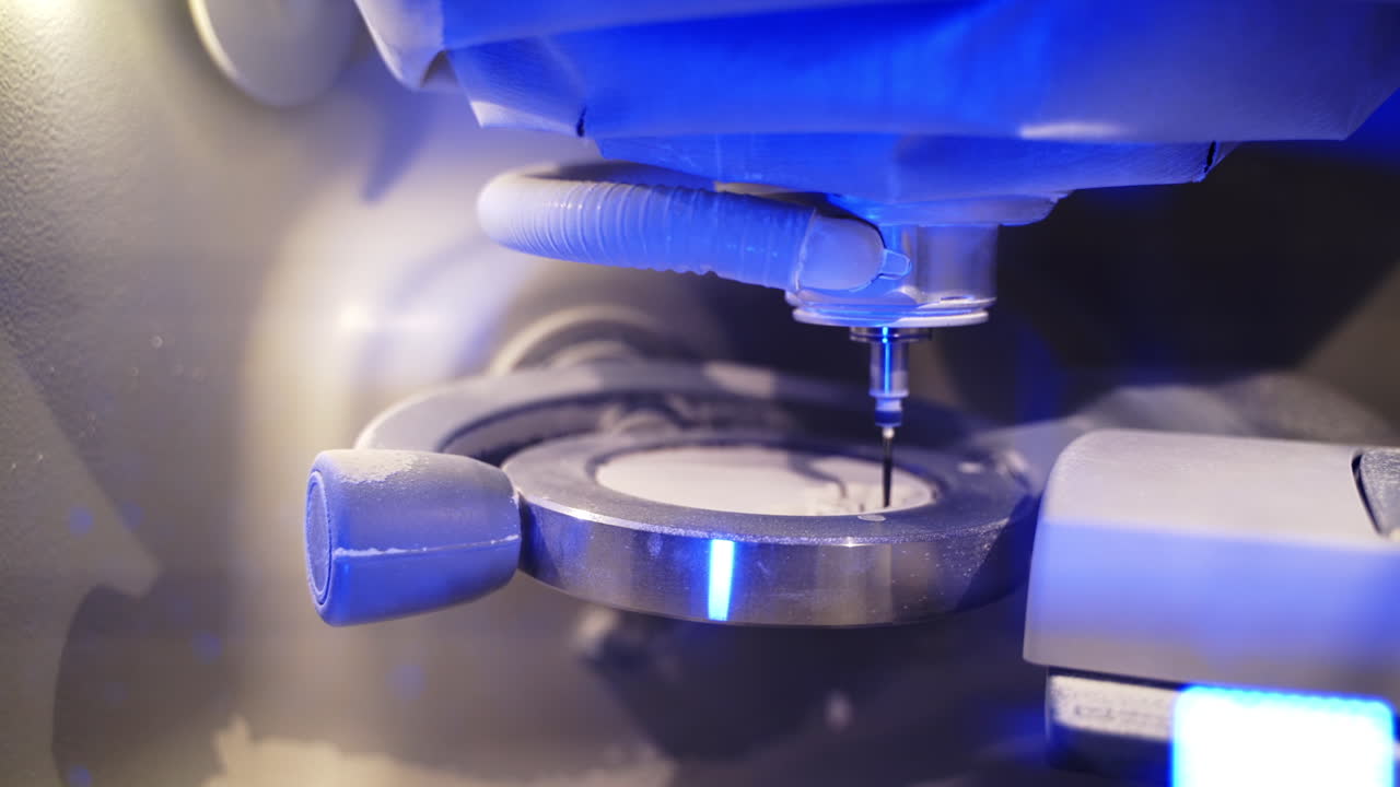 Production of dental crowns. Milling dental system with computer control