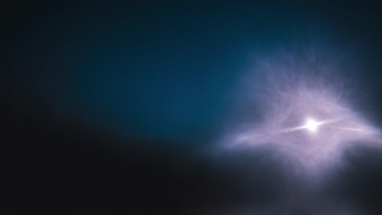 timelapse borroso del cielo nocturno