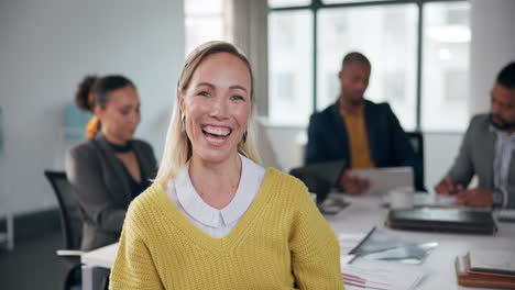business meeting with a diverse team in an office
