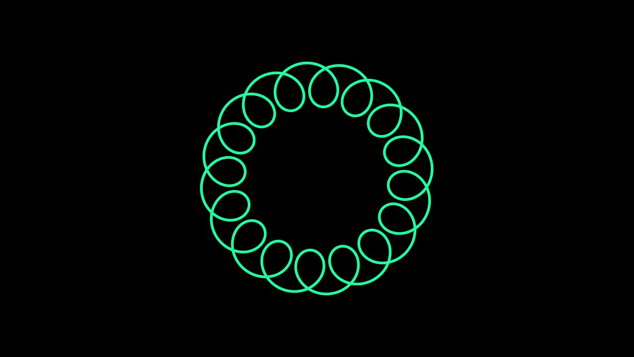 modelo compuesto de varios colores, en formato de video 16: 9.